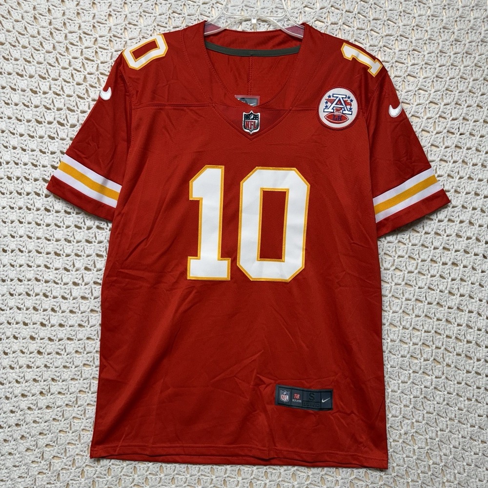 Kansas City Chiefs Tyreek Hill Jersey Mens S Red #10 Nike On Field NFL Football